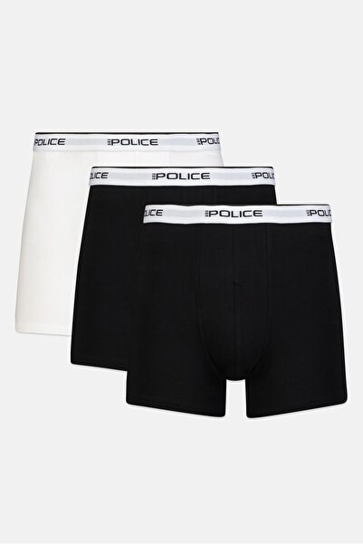883 Police Men 3 Pack Brand Logo Boxers, Multicolor