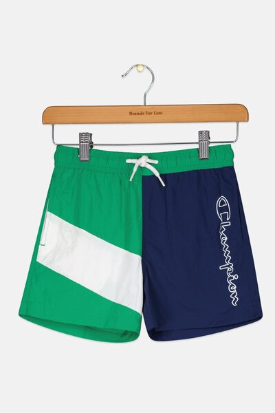Champion Kids Boy Brand Logo Swim Shorts, Multicolor