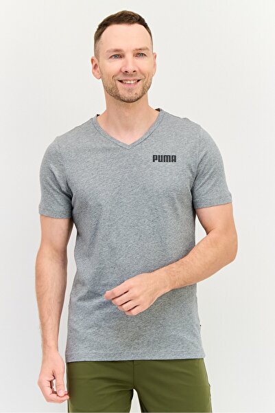 Puma Men Sportswear Fit Short Sleeve Outdoor T-Shirt, Grey