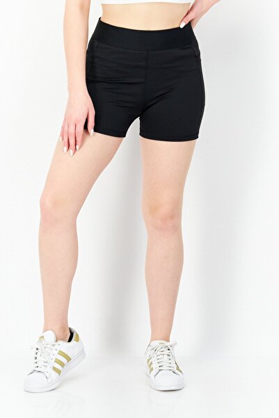 adidas شورت تدريب رياضي مناسب للنساء، أسود