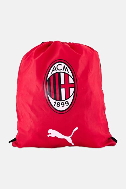 Puma Men Brand Logo Ac Milan Football Sack Bag, Multicolor