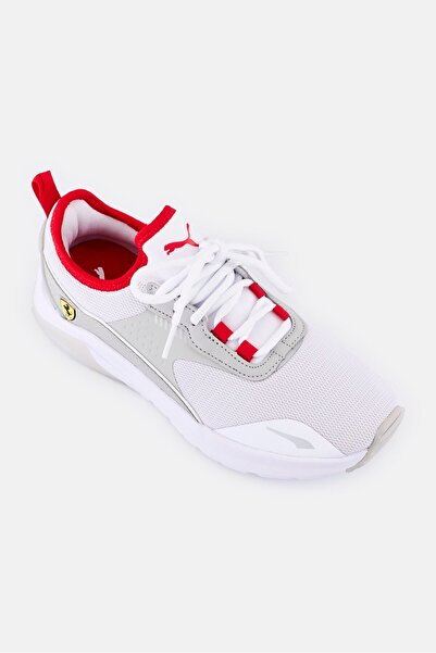 Puma x Scuderia Ferrari Kids Boy Electron E Pro Lace Up Sneaker Shoes, White