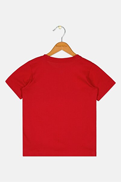 Levi's Kids Boy Embroidered Logo Short Sleeve T-Shirt, Red