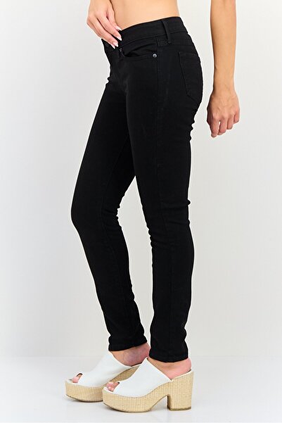 Levi's Women Skinny Fit Solid Stretchable Jeans, Black