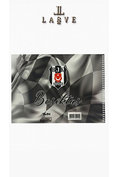 Beşiktaş Premium Licensed Picture Notebook 17*24 New Season 15 Sheets Cardboard Cover