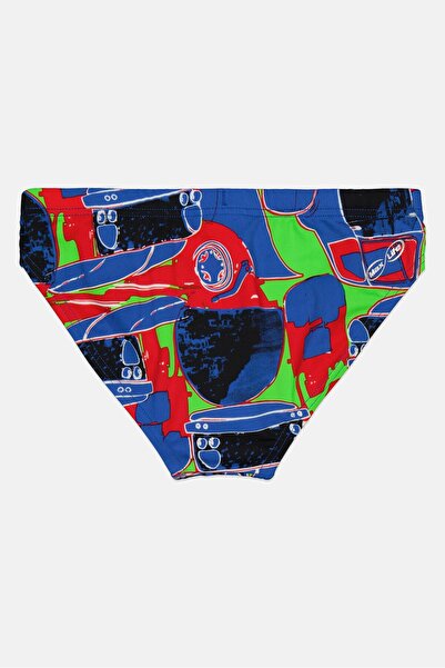 ARENA Kids Boy Graphic Print Swimming Brief, Multicolor