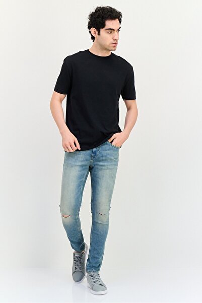 Levi's Men Crew Neck Short Sleeve Graphic Print T-Shirt, Black