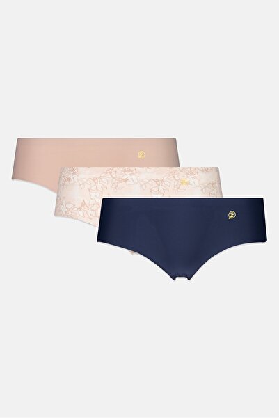 Chinese Laundry ملابس داخلية نسائية بدون درزات، 3 قطع، مطبوعة بالكامل، متعددة...