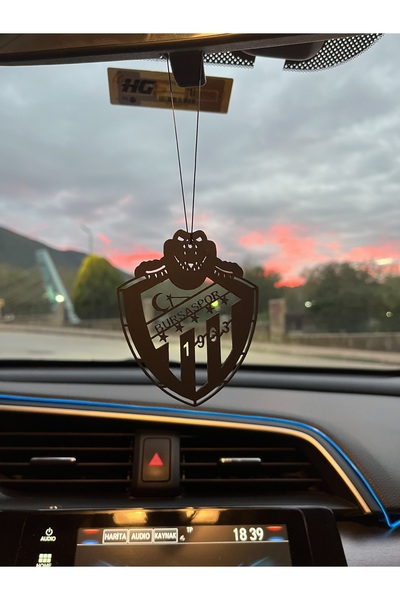 B2M DESIGNS BursaSpor Timsah Araba Dikiz Aynalık Aksesuar