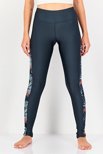 Coega Sunwear Women Printed Pull On Swim Leggings, Grey