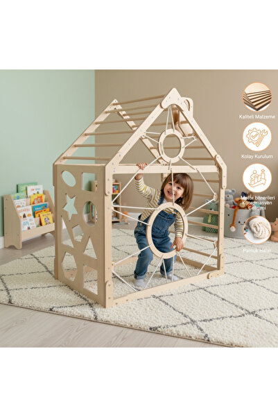 Pooki playroom Montessori oyun evi ,tırmanılabilir ,aktif oyun