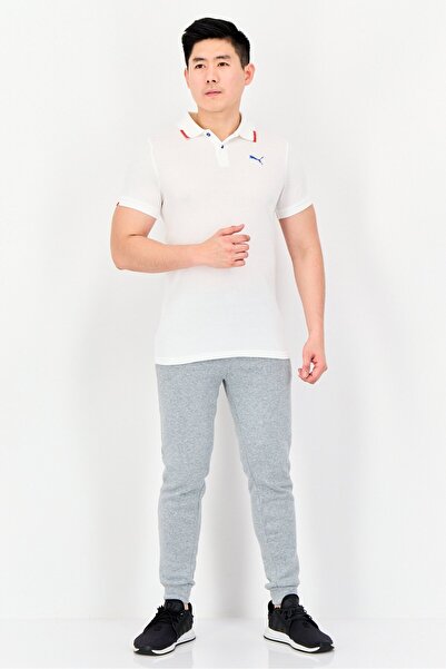 Puma x One8 Men Slim Fit Short Sleeve Outdoor Polo Shirt, White