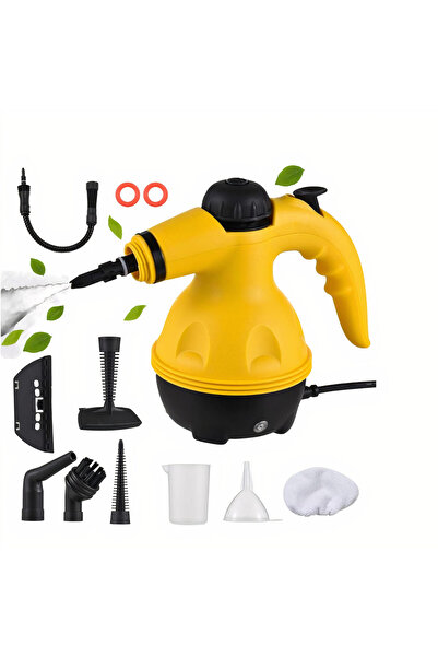 JML Multifunctional portable steam cleaner 28x12cm with 9 cleaning accessories