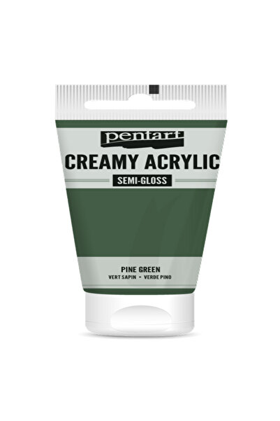 Pentart PINE GREEN ACRYLIC COLOUR CREAMY SEMI GLOSS 60 ML