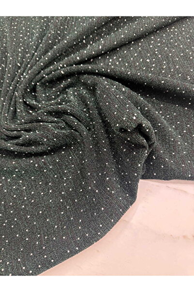 ipekkumaş Țesătură tricotată din Lycra verde cu pietre, pentru rochie, fustă,...