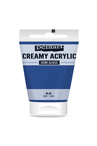 Pentart BLUE ACRYLIC COLOUR CREAMY SEMI GLOSS 60 ML
