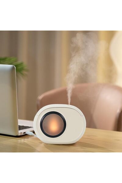 Generic Brand Mini Essential Oil Diffuser and Humidifier with Fire Lamp Effec...