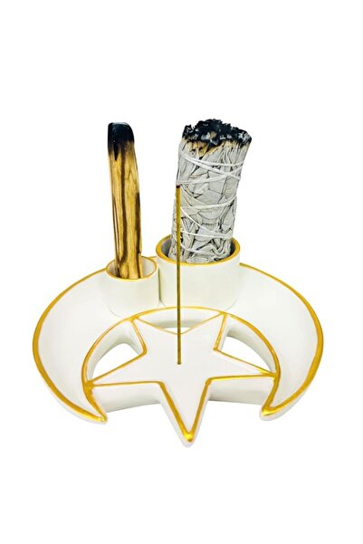 Generic Brand Incense Holder, Candle Incense Bowl, 4 in 1 Palo Santo Holder f...