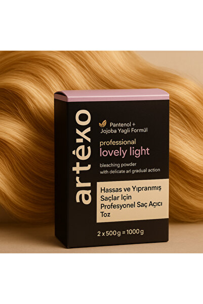 Artego Lovely Light Saç Açıcı Toz 2x500 gr Yıpranmış Saçlar İçin Toz Açıcı Jo...