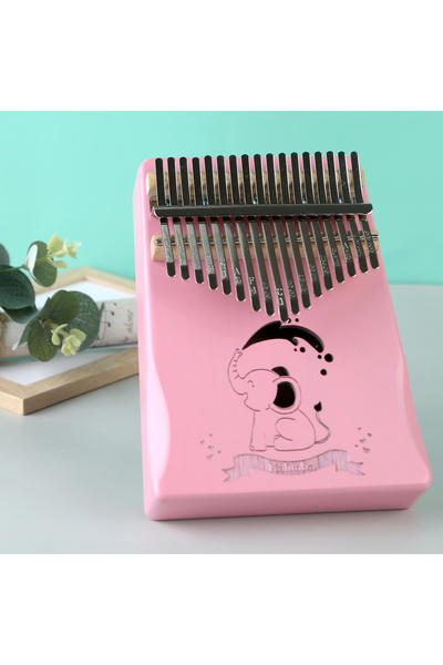 Choice8 17key elephant pink Lydesy Kalimba Thumb Piano kit 17Keys Manual Tune...
