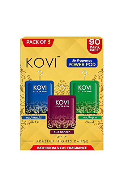Generic KOVI Air Fragrance Power Pod for Bathroom and Car, Oud Range, Malaki,...