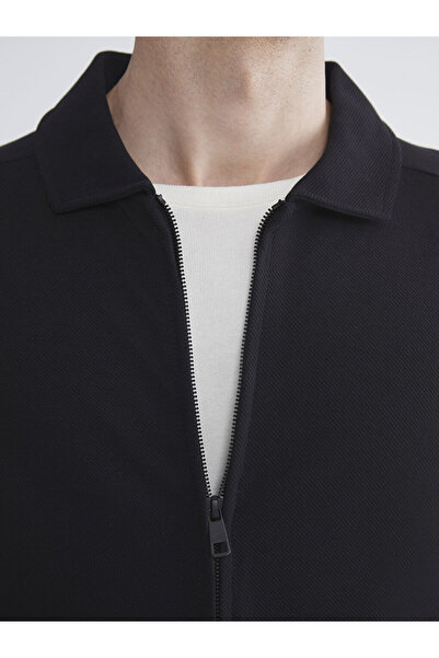 LC Waikiki Λαμπερές επιλογές από το Shining Store | Ανδρικό φούτερ με φερμουάρ Standard Fit Polo Neck