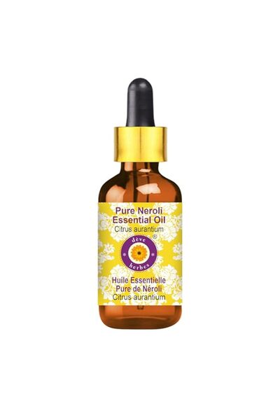 Generic Deve Herbes Pure Neroli Essential Oil (Citrus aurantium) With Glass D...