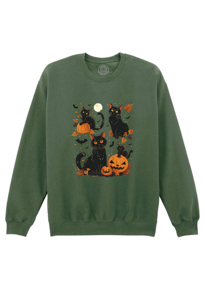 Cu Pisici Bluza printata-Mystic Cats, Unisex