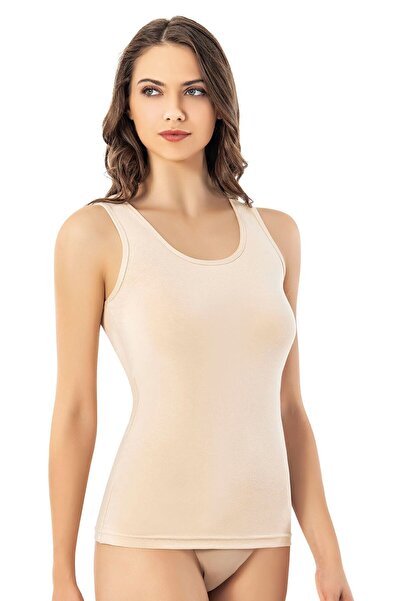 Mona Group Women's Thick Rope Strap Bamboo Comfort Flat Style Tank Top Skin -...
