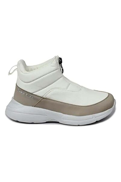 Jump Front Zippered Ankle-Length Girls Boys Unisex Children's Sneaker Casual Sports Boots Shoes