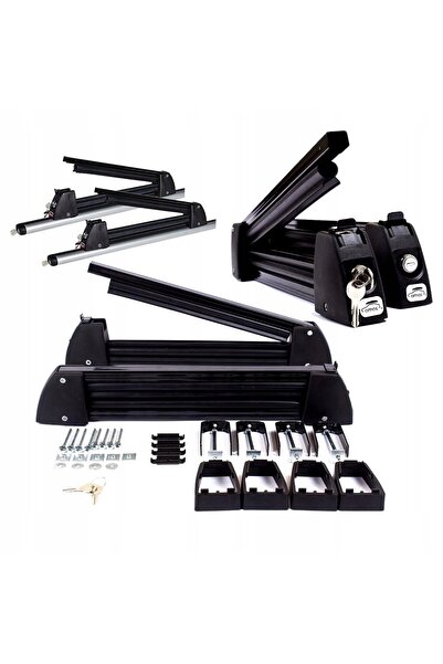 Other Suport de schiuri pentru 5 perechi / suport de snowboard pentru 4 plăci AMOS SKI LOCK 5 din aluminiu