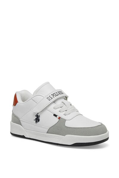 U.S. Polo Assn. A101530799 Clineglb 4Fx Boys' Classic Sneaker White