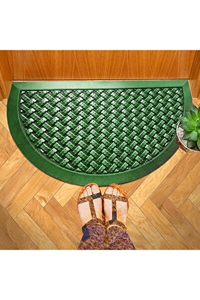 Generic Half Round Door Mat [ 80 x 48 cm ] Elite Heavy Duty, Non Slip Low Pil...