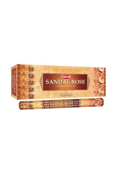 Generic Brand Hem Sandal Rose Incense Sticks(9.3 cm X 6.0 cm X 25.5cm, Black)