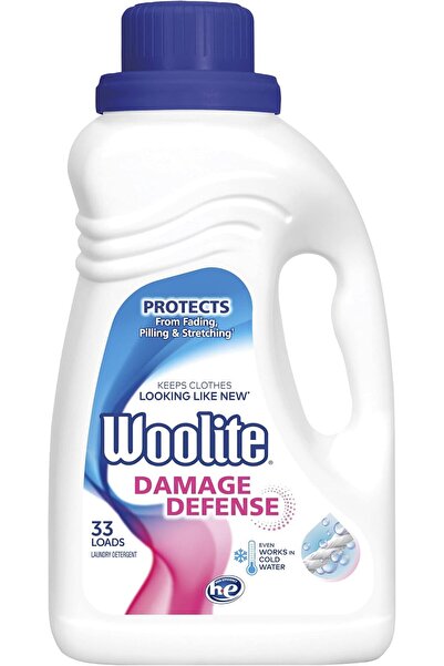 Woolite منظف الغسيل السائل Clean & Care، 33 غسلة، 50 أونصة، غسالات عادية وعال...