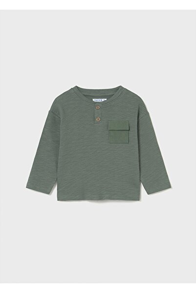 MAYORAL Winter Baby Boy Long Sleeve Tshirt - Green