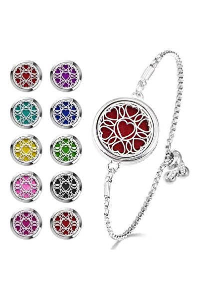 Generic Essential Oil Diffuser Bracelet Aromatherapy Locket - Adjustable Stai...