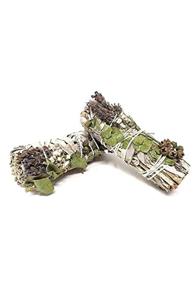 Generic Brand White Sage, Lavender + Eucalyptus Dollar Smudge Pack of 1