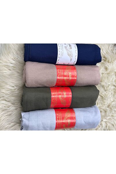 ALDAİR 4 bucăți șal din bumbac pieptănat simplu