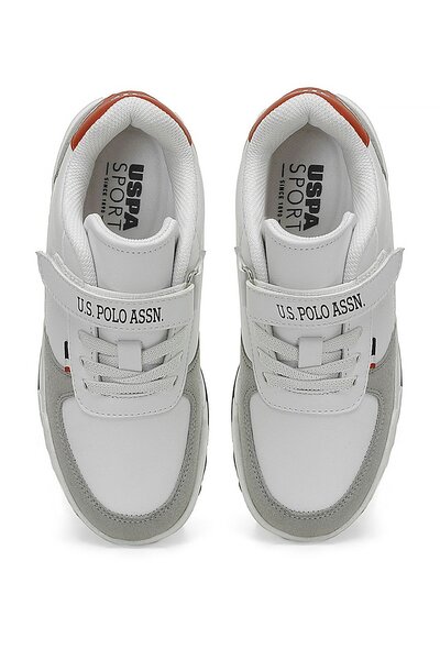 U.S. Polo Assn. A101530799 Clineglb 4Fx Boys' Classic Sneaker White