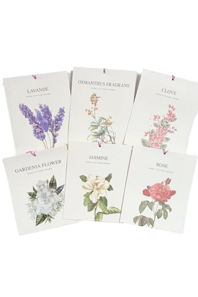 Generic Brand Bukela 6 Pcs Scented Sachets Bags, Assorted Floral Fragrance fo...