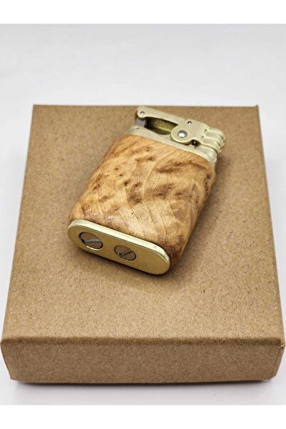 Atheris Gift HONEST BENZİNLİ BEJ KAPLAMALI ÇAKMAK