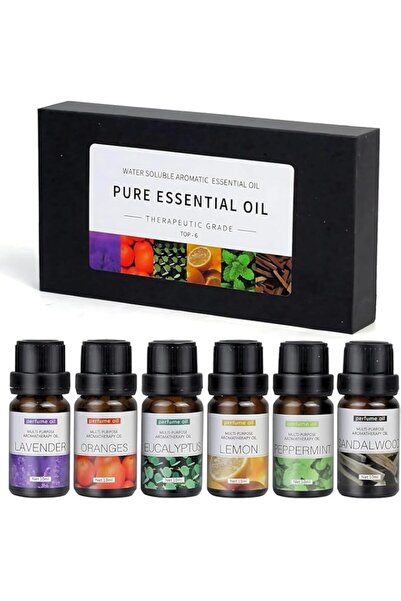 Generic Brand Limos Essential Oils Set of 6 100% Pure Aromatherapy Oils for D...