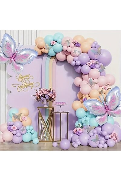 OEM Set Arcada baloane aniversare 90 pcs, Calitate premium + Cadou