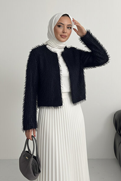 Aysan Moda Yakasız İthal Püsküllü Mont