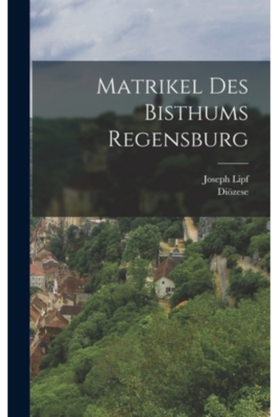 Legare Street Pr Matrikel des Bisthums Regensburg