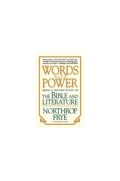 mariner books Words with Power: Being a Second Study "The Bible and Literature"