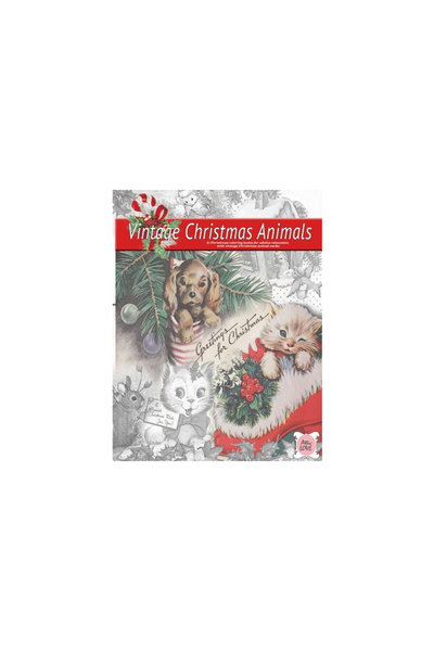 Vibrant Books Greeting for Christmas (vintage Christmas animals) A Christmas ...