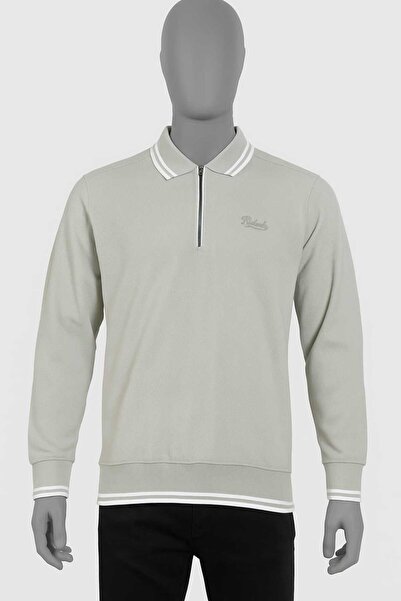 TROYLİFE Men's Polo Neck Long Sleeve Fit Regular Cut T-Shirt