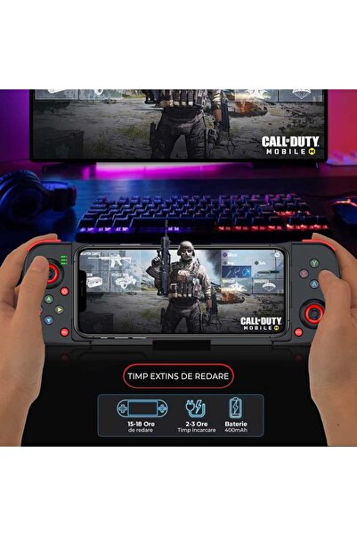 Timebox GamePad Controller Gaming for Android Phone, iOS, PC, PS, Bluetooth 5.0, Wireless,